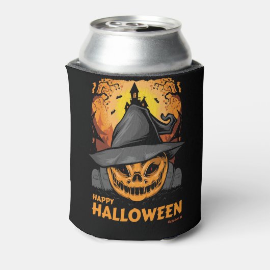 Happy Halloween Koelbox Blikjeskoeler (Blikje Achterkant)