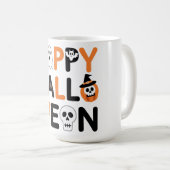 Happy halloween  koffiemok (Voorkant rechts)