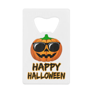Happy Halloween Kostuum Grappig Pompoen Mannen Vro Creditkaart Flessenopener