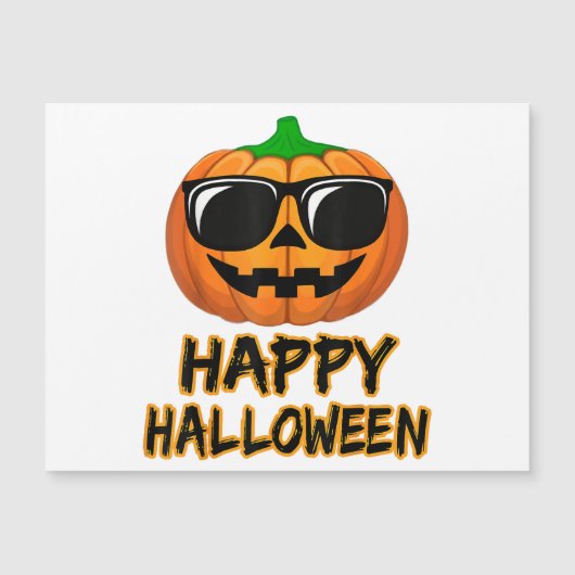 Happy Halloween Kostuum Grappige Pompoen (Voorkant)