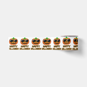 Happy Halloween Kostuum Grappige Pompoen Satijnen Lint