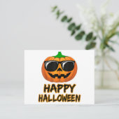 Happy Halloween Kostuum Grappige Pompoen Save The Date (Staand voorkant)