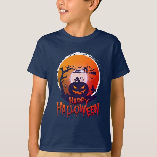 Happy Halloween-kostuum T-shirt (Voorkant)