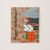 Happy Halloween Kostuums Abstracte Puzzel (Verticaal)