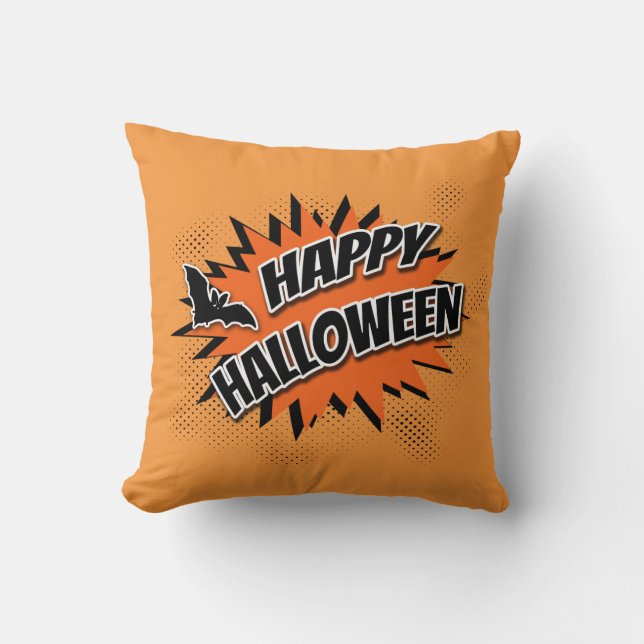 Happy Halloween Kussen (Voorkant)