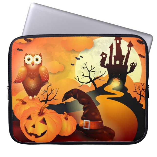 Happy Halloween! Laptop Sleeve (Voorkant)