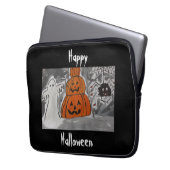Happy Halloween laptophoes Laptop Sleeve (Voorkant Links)