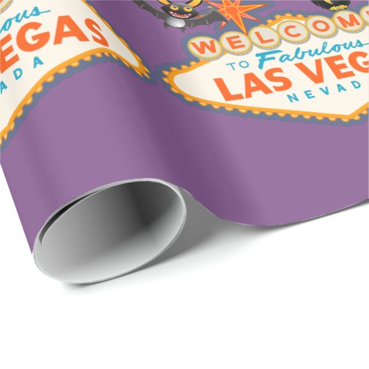 Happy Halloween Las Vegas Style Cadeaupapier (Rol Hoek)