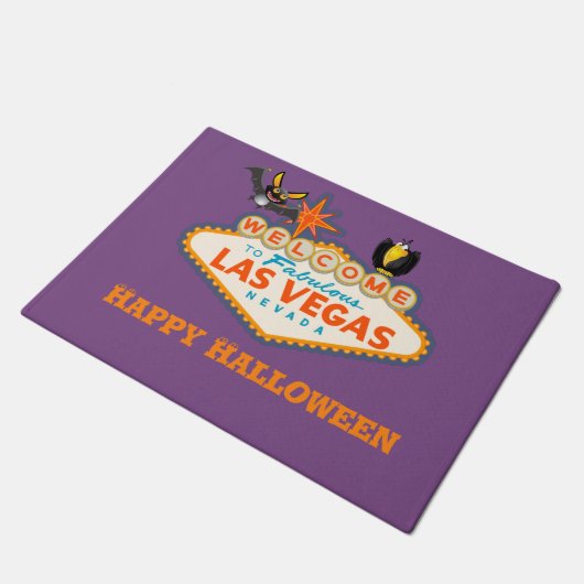 Happy Halloween Las Vegas Style Deurmat (Schuin)