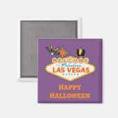 Happy Halloween Las Vegas Style Magneet (Voorkant / Achterkant)