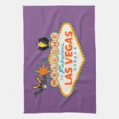 Happy Halloween Las Vegas Style Theedoek (Verticaal)