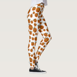 Happy Halloween-Leggings voor bots-o-lantern pompo Leggings