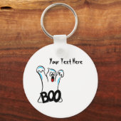 Happy Halloween - Let op, let op Ghost! Sleutelhanger (Voorkant)