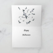 Happy Halloween leuke heksenmuis Kaart (Binnen)