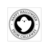 Happy Halloween leuke kawaii spooknaam Rubberstempel (Afrduk)