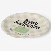 Happy Halloween - Leuke pompoen boerderij kleuren Papieren Bordje (Gekanteld)