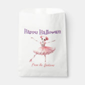 Happy Halloween | LEUKE SKELET BALLERINA Bedankzakje (Voorkant)