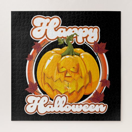 Happy Halloween logo Legpuzzel (Verticaal)