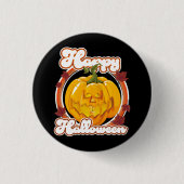 Happy Halloween logo Ronde Button 3,2 Cm (Voorkant)