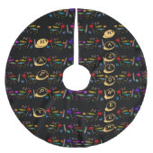 Happy Halloween Lollipops en Snoep Pattern Kerstboom Rok (Voorkant)