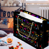 Happy Halloween Lollipops en Snoep Pattern, ZSSG Groot Cadeauzakje