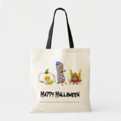 Happy Halloween Lunchbox Bunch Characters Tote Bag (Voorkant)
