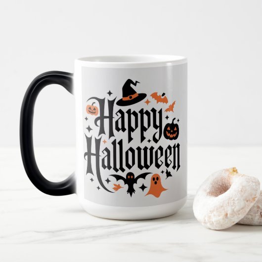 HAPPY HALLOWEEN MAGISCHE MOK (Met donut)