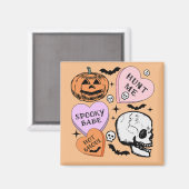 Happy Halloween Magneet (Voorkant / Achterkant)
