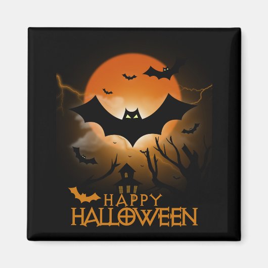 Happy Halloween Magneet (Voorkant)