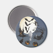 Happy Halloween Magneet (Voorkant / Achterkant)