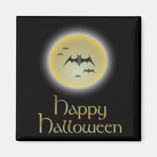 Happy Halloween Magneet (Voorkant)