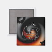 Happy Halloween Magneet (Voorkant / Achterkant)
