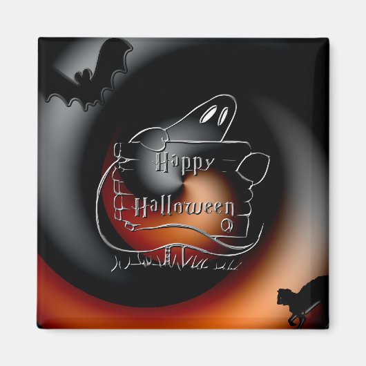 Happy Halloween Magneet (Voorkant)