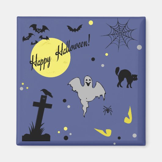 Happy Halloween Magneet (Voorkant)