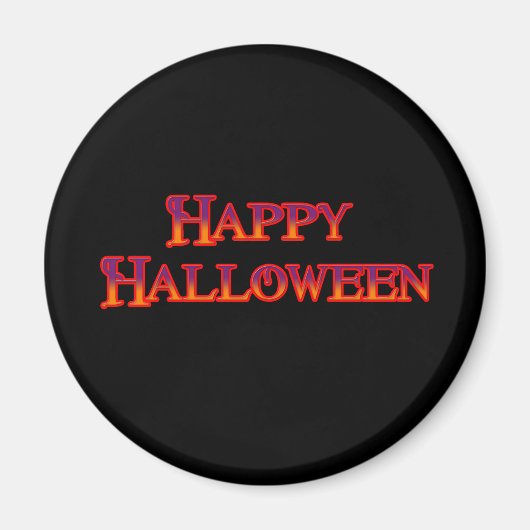 Happy Halloween Magneet (Voorkant)