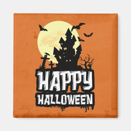 Happy Halloween Magneet (Voorkant)