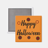 Happy Halloween Magneet (Voorkant / Achterkant)