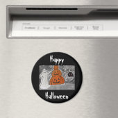 Happy Halloween Magnet (Insitu (Vaatwasser))