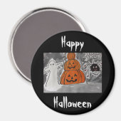 Happy Halloween Magnet (Voorkant / Achterkant)