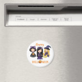 Happy Halloween magnet Girl Spooky princess magnet (Insitu (Vaatwasser))