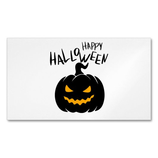 Happy Halloween Magnetisch visitekaartje (Voorkant)