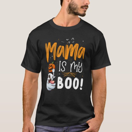 Happy Halloween Mama is mijn boe Matching Family G T-shirt (Voorkant)