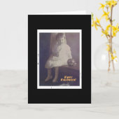 Happy Halloween  meisje Kaart (Gele Bloem)