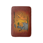 Happy Halloween met Cat Bat Dog en Spider Badmat (Voorkant Verticaal)