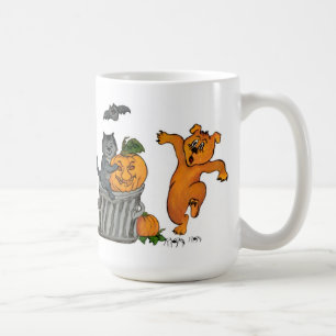 Happy Halloween met Cat Bat Dog en Spider Koffiemok