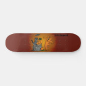 Happy Halloween met Cat Bat Dog en Spider Persoonlijk Skateboard (Horizontaal)
