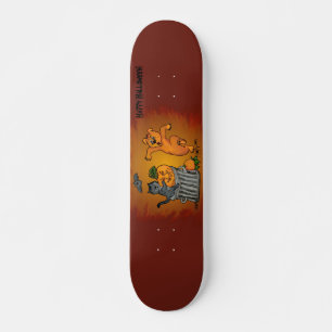 Happy Halloween met Cat Bat Dog en Spider Persoonlijk Skateboard