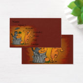 Happy Halloween met Cat Bat Dog en Spider Visitekaartje (Bureau)