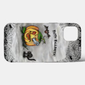 Happy Halloween met Ghost Cat Bat Pumpkin Case-Mate iPhone Case (Achterkant (horizontaal))