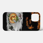 Happy Halloween met Ghost Cat Bat Pumpkin Case-Mate iPhone Case (Achterkant (horizontaal))